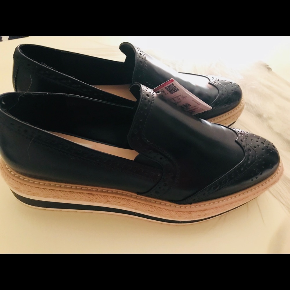 BRAND NEW ZARA LOAFER Deep Blue